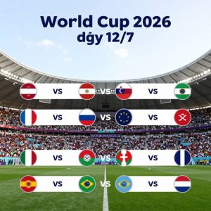 World Cup 2026 ngày 12/7: Phân tích tổng quan các cặp đấu và cục diện vòng loại trực tiếp