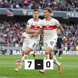 VfB Stuttgart thắng đậm Balingen 7-0 trong trận giao hữu trước thềm mùa giải mới